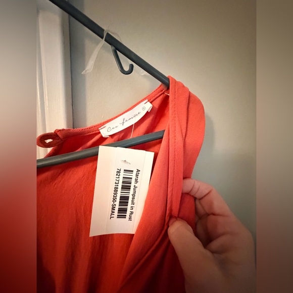 Elegant Coral Women's Dress - Picture 5 of 5